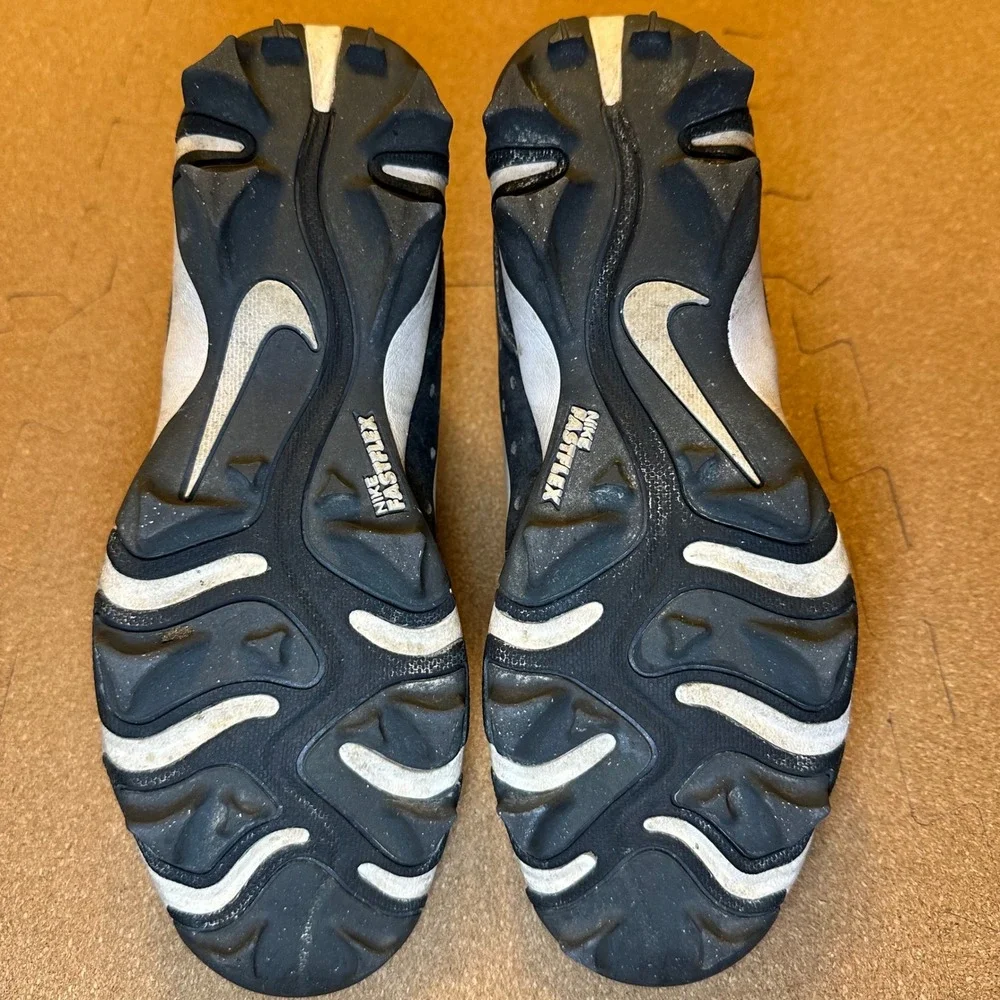 Nike Kids Alpha Huarache NXT Baseball Cleats Black‎ White DJ6525-011 Size 6Y